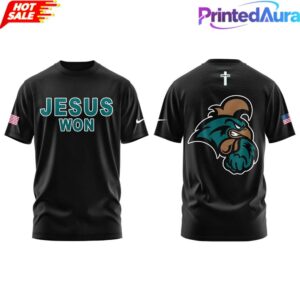 Coastal Carolina Jesus Won Black Tee 1