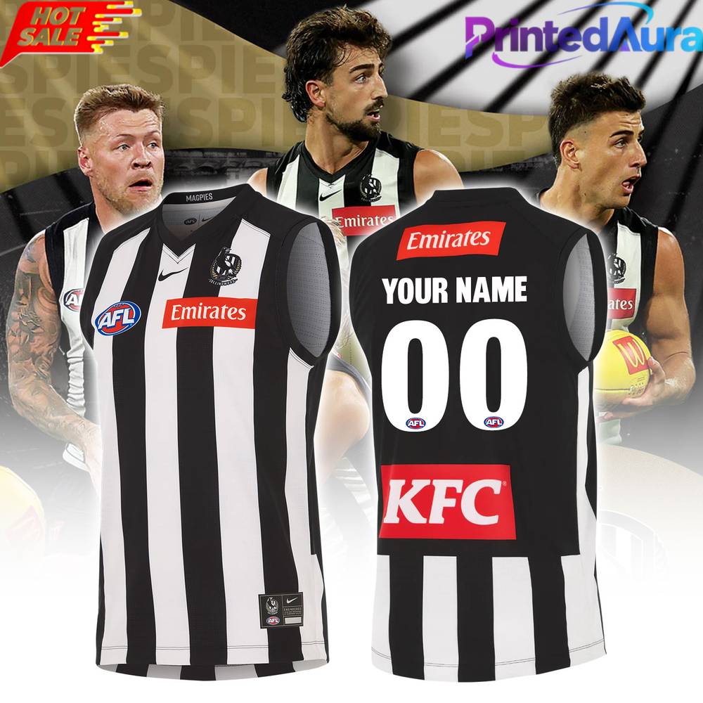 Collingwood Football Club 2026 Personalized Home Guernsey Collingwood Football Club 2026 Personalized Home Guernsey