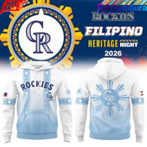 Colorado Rockies x Filipino Heritage Night 2026 Special Hoodie