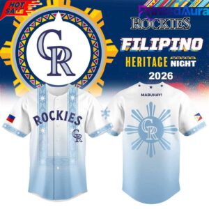 Colorado Rockies x Filipino Heritage Night 2026 Special Jersey