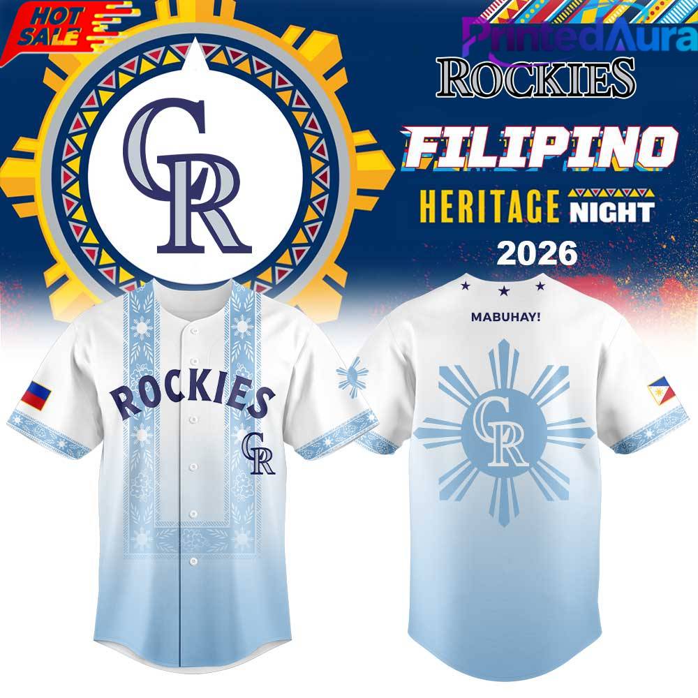 Colorado Rockies x Filipino Heritage Night 2026 Special Jersey