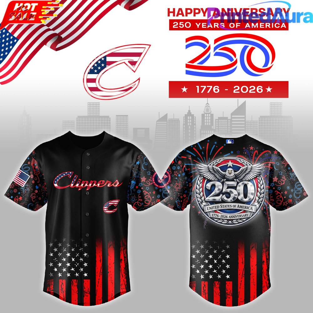 Columbus Clippers x 250 Years USA Anniversary Limited Edition Jersey Columbus Clippers x 250 Years USA Anniversary Limited Edition Jersey