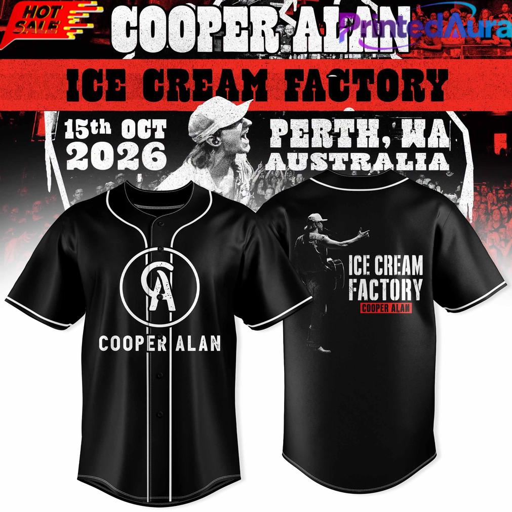 Cooper Alan – Ice Cream Factory Baseball Jersey Cooper Alan – Ice Cream Factory Baseball Jersey