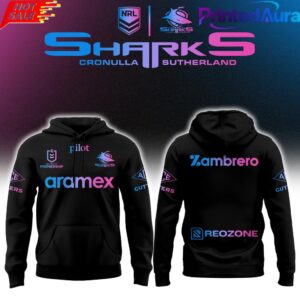 Cronulla Sharks Men’s Las Vegas Warm Up Hoodie