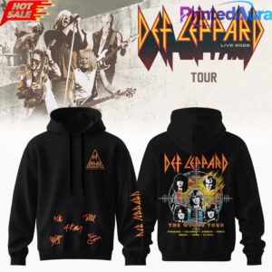 Def Leppard Live 2026 Limited Edition Signature  Hoodie