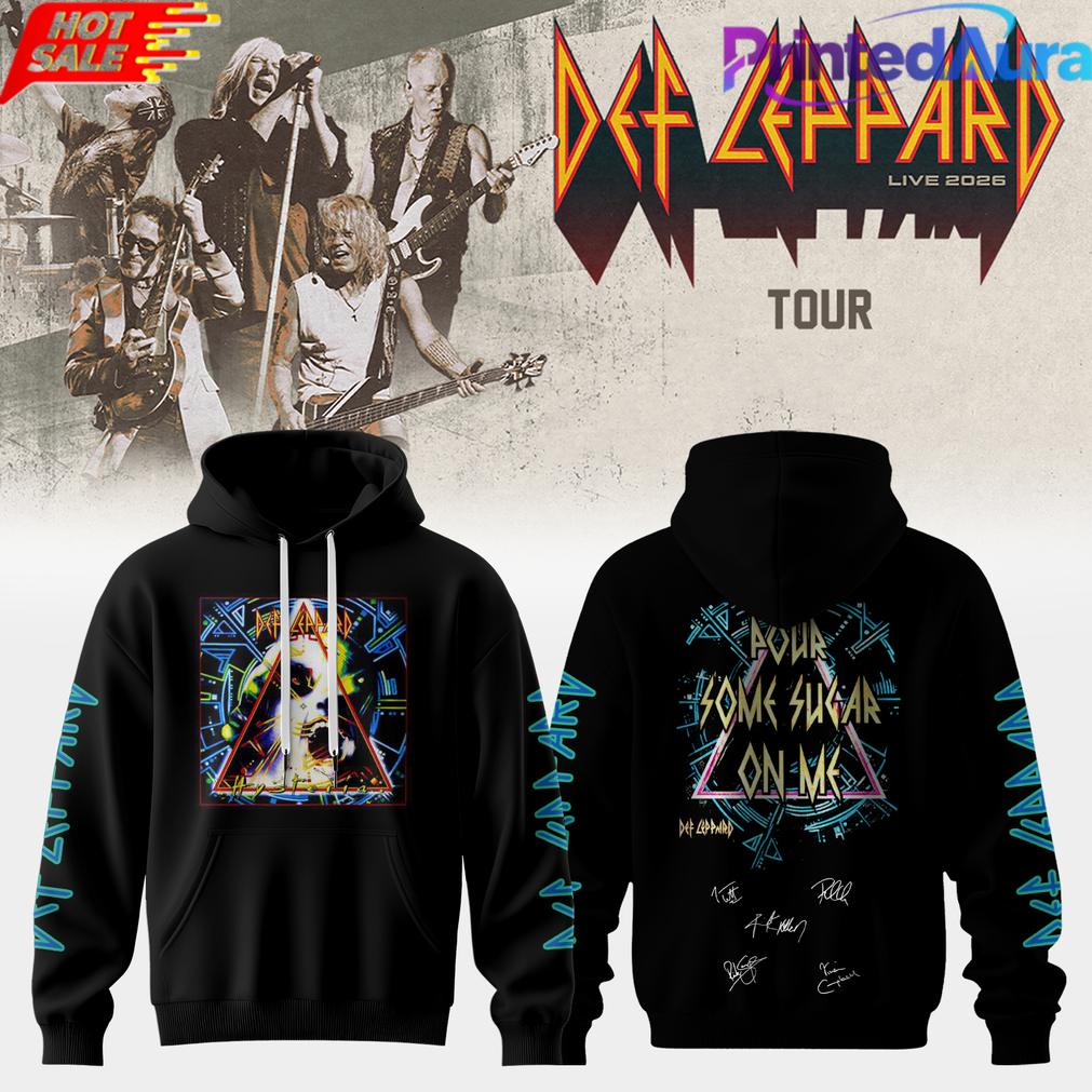 Def Leppard Live 2026 Limited Edition Signature Hoodie Def Leppard Live 2026 Limited Edition Signature Hoodie