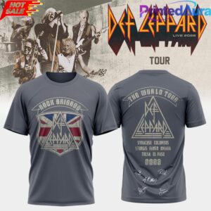 Def Leppard Live 2026 Limited Edition Signature  Tshirt