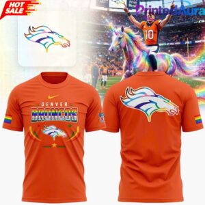 Denver Broncos 2026 Pride Orange Shirt