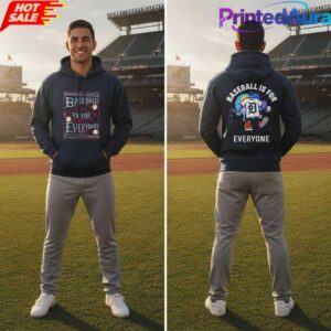 Detroit Tigers 2026 'Baseball Is For Everyone' Hoodie 1 Detroit Tigers 2026 'Baseball Is For Everyone' Hoodie 1