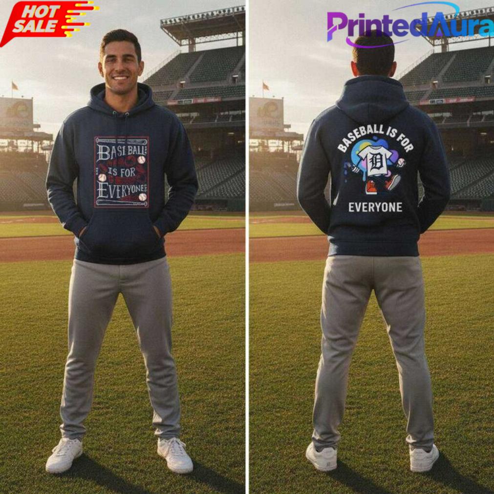 Detroit Tigers 2026 ‘Baseball Is For Everyone’ Hoodie Detroit Tigers 2026 ‘Baseball Is For Everyone’ Hoodie
