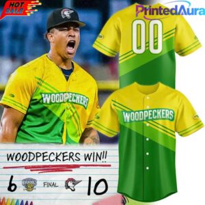 Fayetteville Woodpeckers Crayola Custom Baseball Jersey