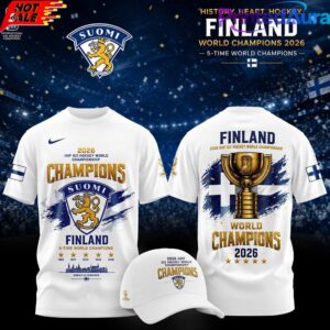 Finland 2026 IIHF Ice Hockey World Champions Tee