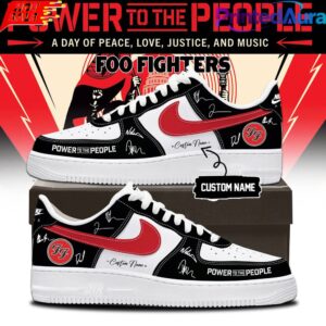 Foo Fighters Power To The People Custom Air Force 1 Shoes