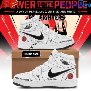 Foo Fighters Power To The People Custom Air Jordan 1 Shoes