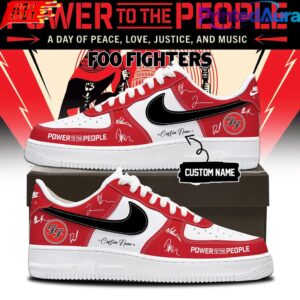 Foo Fighters ‘Power to the people’ Signature AF1 Shoes