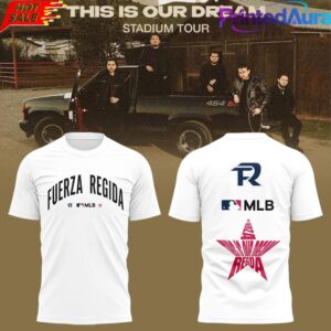 Fuerza Regida x Baseball This is Our Dream Tour 2026 Tee