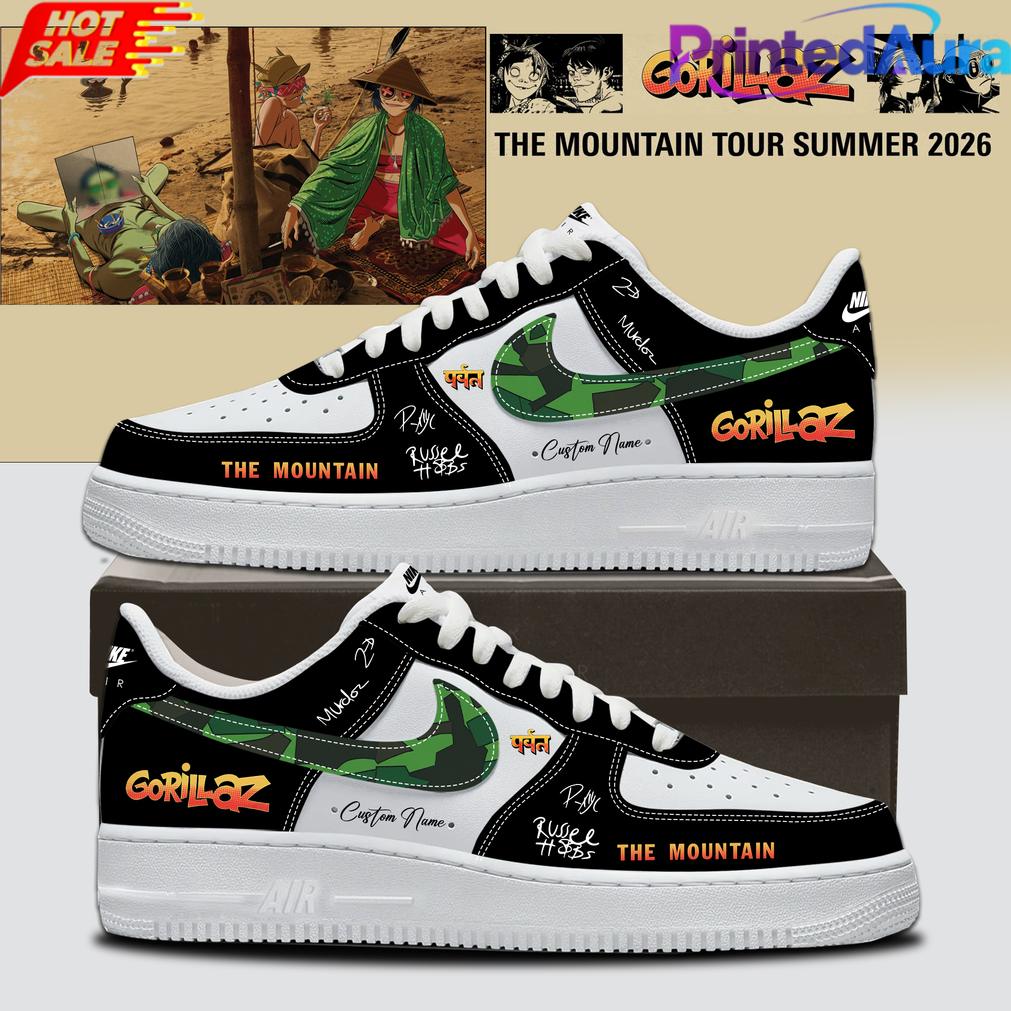Gorillaz “The Mountain Tour” 2026 Custom AF1 Shoes Gorillaz “The Mountain Tour” 2026 Custom AF1 Shoes