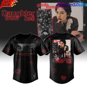Gracie Abrams Special Daughter from Hell Album 2026 Limited Edition Baseball Jersey