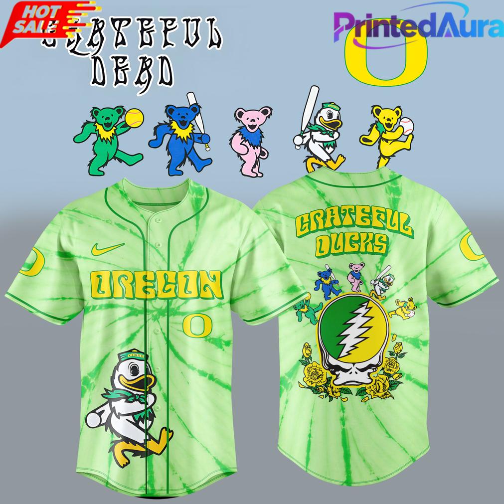 Grateful Ducks 2026 Edition Baseball Jersey Grateful Ducks 2026 Edition Baseball Jersey