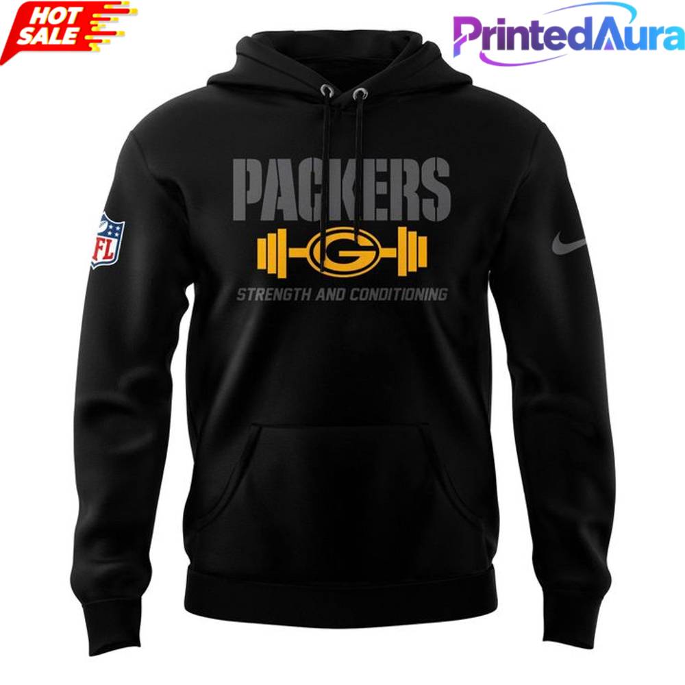 Green Bay Packers 2026 Strength and Conditioning Hoodie Green Bay Packers 2026 Strength and Conditioning Hoodie