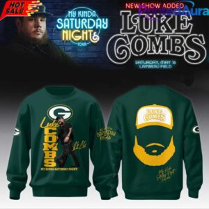 Green Bay Packers x Luke Combs My Kinda Saturday Night Tour 2026 Sweatshirt