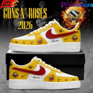 Guns N Roses World Tour 2026 Signature Custom Name AF1 2