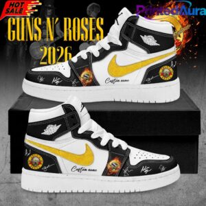 Guns N Roses World Tour 2026 Signature Custom Name AJ1 1