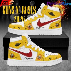 Guns N Roses World Tour 2026 Signature Custom Name AJ1 2