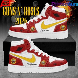 Guns N Roses World Tour 2026 Signature Custom Name AJ1 3