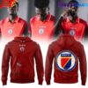 Haitienne De Football 1974 Historia do Haiti for World Cup 2026 Hoodie Blue