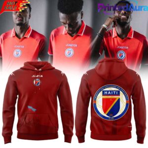 Haitienne De Football 1974 Historia do Haiti for World Cup 2026 Hoodie Red
