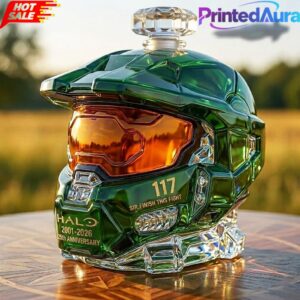 Halo 25th Anniversary Whiskey Bottle