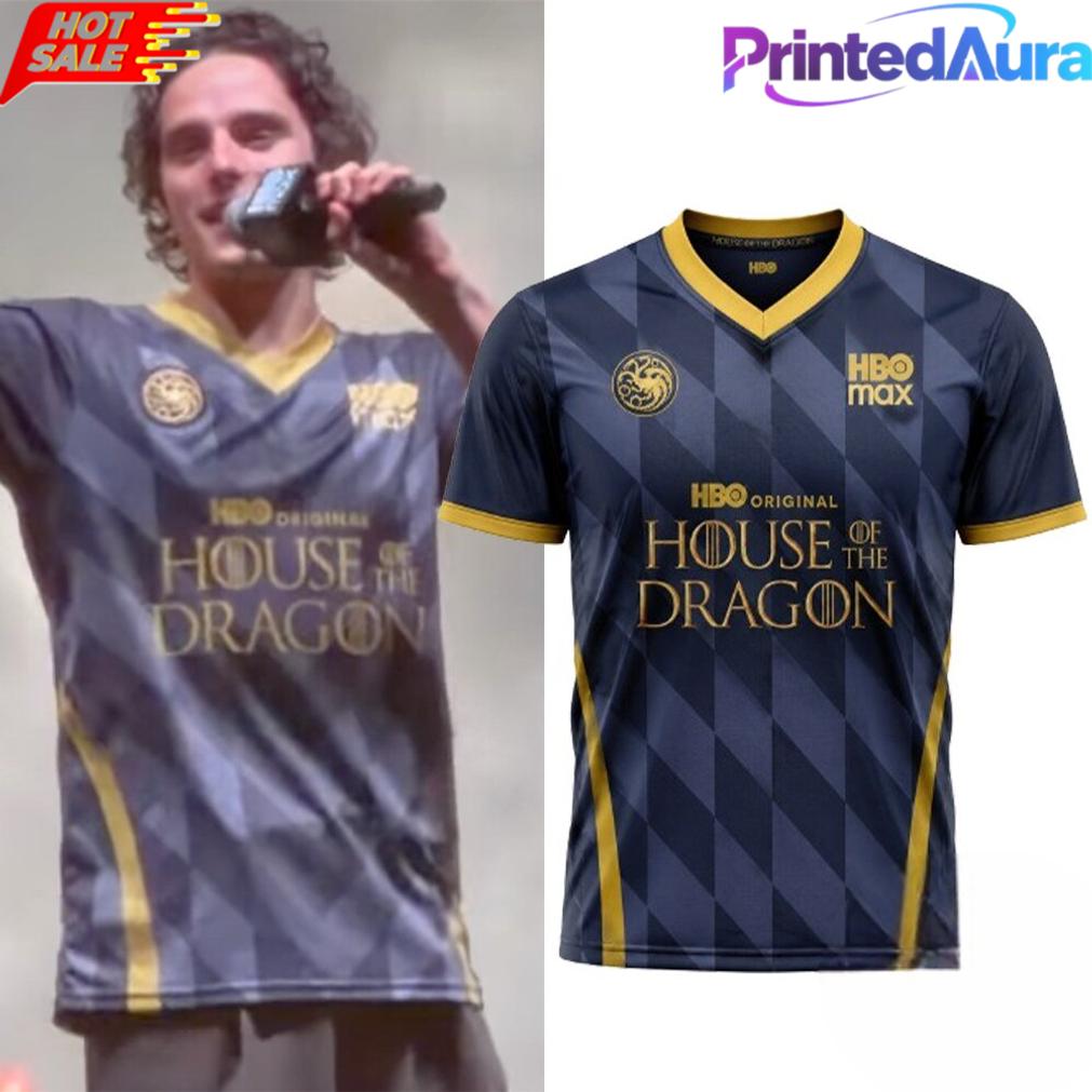 Harry Collett HBO Max Season 3 House Of The Dragon Soccer Jersey Harry Collett HBO Max Season 3 House Of The Dragon Soccer Jersey