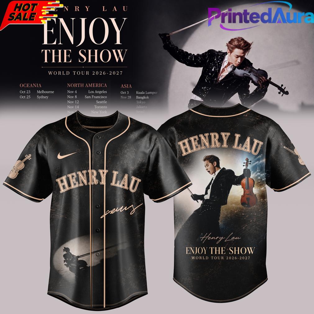 Henry Lau Enjoy The Show World Tour Premium Jersey Henry Lau Enjoy The Show World Tour Premium Jersey
