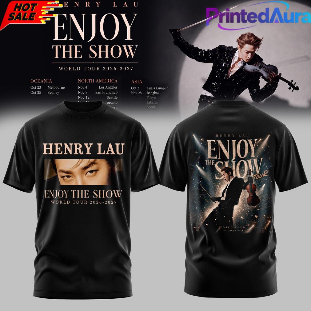 Henry Lau Enjoy The Show World Tour Vintage Tee Henry Lau Enjoy The Show World Tour Vintage Tee