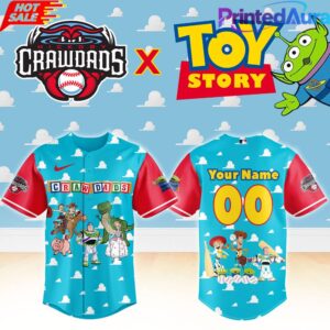 Hickory Crawdads x Toy Story Night Custom Baseball Jersey