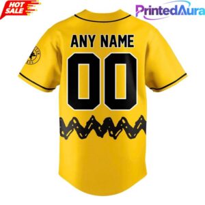 Houston Astros 2026 Peanuts Night Custom Baseball Jersey 2
