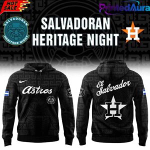 Houston Astros El Salvadoran Heritage Night 2026 Hoodie Black