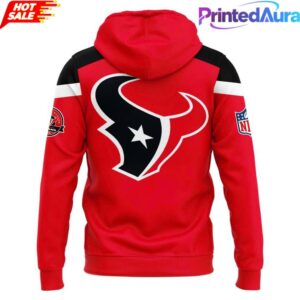 Houston Texans 25 Seasons x America 250 Red Two-Sided Graphic Hoodie 2