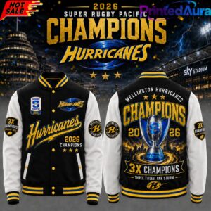 Hurricanes Super Rugby Pacific 2026 Champions Jacket