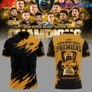 Hurricanes Super Rugby Pacific 2026 Champions Polo Shirt