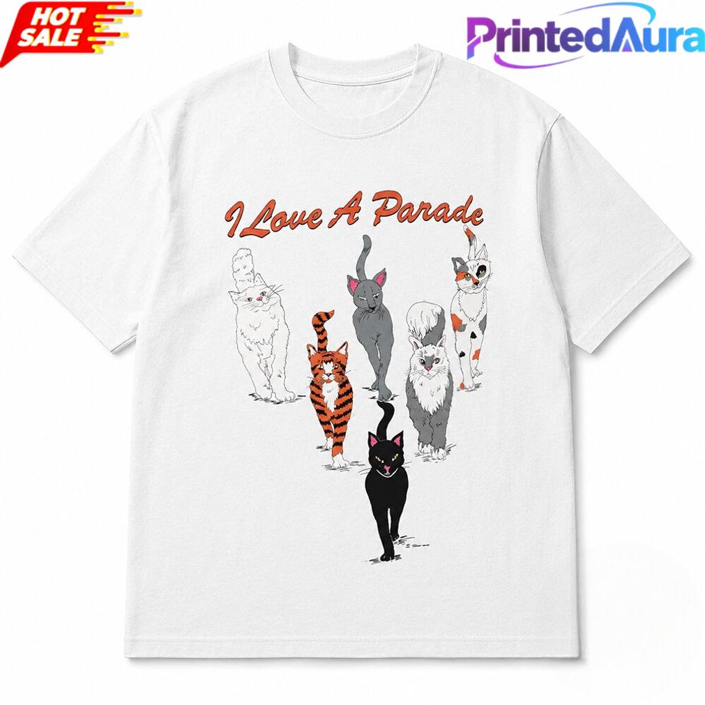 I Love A Parade Walking Cats Tee I Love A Parade Walking Cats Tee