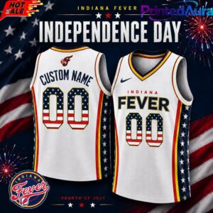 Indiana Fever x Independence Day 2026 Custom Basketball Jersey