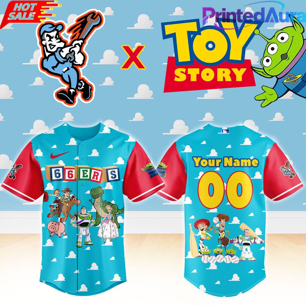 Inland Empire 66ers x Toy Story Night Custom Baseball Jersey Inland Empire 66ers x Toy Story Night Custom Baseball Jersey