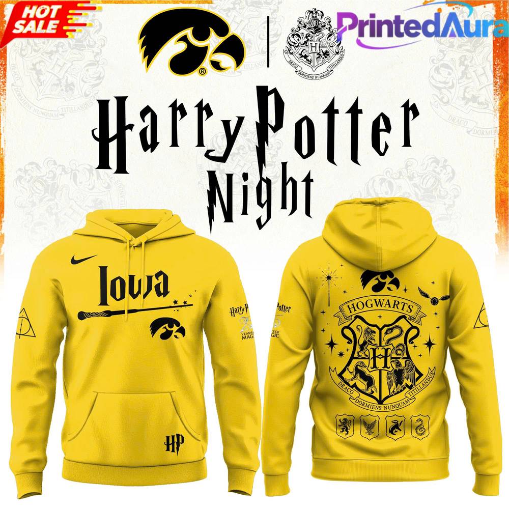 Iowa Hawkeyes x Harry Potter Night 2026 Special Hoodie Iowa Hawkeyes x Harry Potter Night 2026 Special Hoodie
