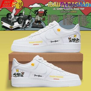 Isaiah Rashad Lil Sunny’s Awful Road Trip Air Force 1 Shoes