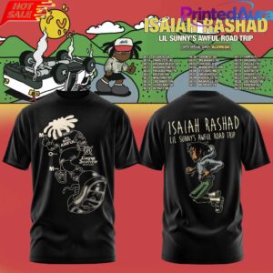 Isaiah Rashad Lil Sunny’s Awful Road Trip Tour Edition Tee