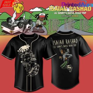 Isaiah Rashad Lil Sunny’s Awful Road Trip Tour Limited Jersey