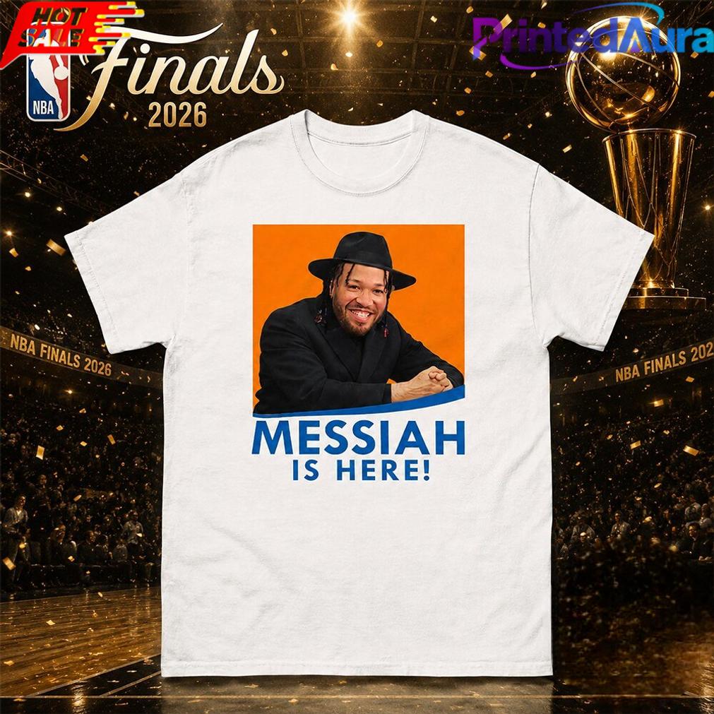 Jalen Brunson ‘Messiah Is Here’ 2026 NBA Finals Game 2 Tee Jalen Brunson ‘Messiah Is Here’ 2026 NBA Finals Game 2 Tee