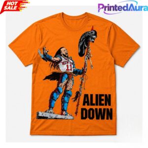 Jalen Brunson Spurs Wemby Alien Down Tee